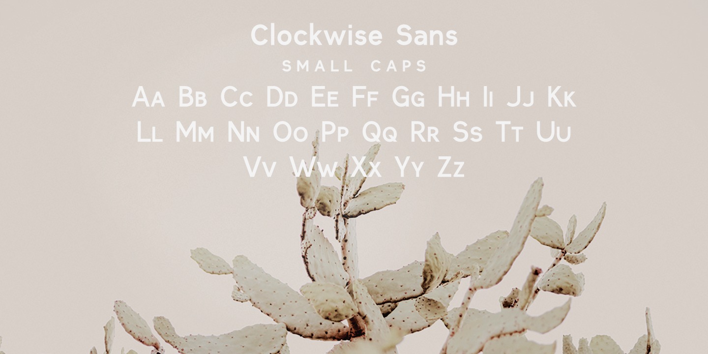 Clockwise Italic Font preview